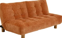 Sofa Rozkładana Mel Pomarańczowa 188cm