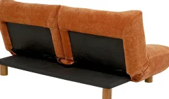 Sofa Rozkładana Mel Pomarańczowa 188cm