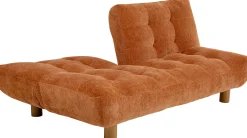 Sofa Rozkładana Mel Pomarańczowa 188cm