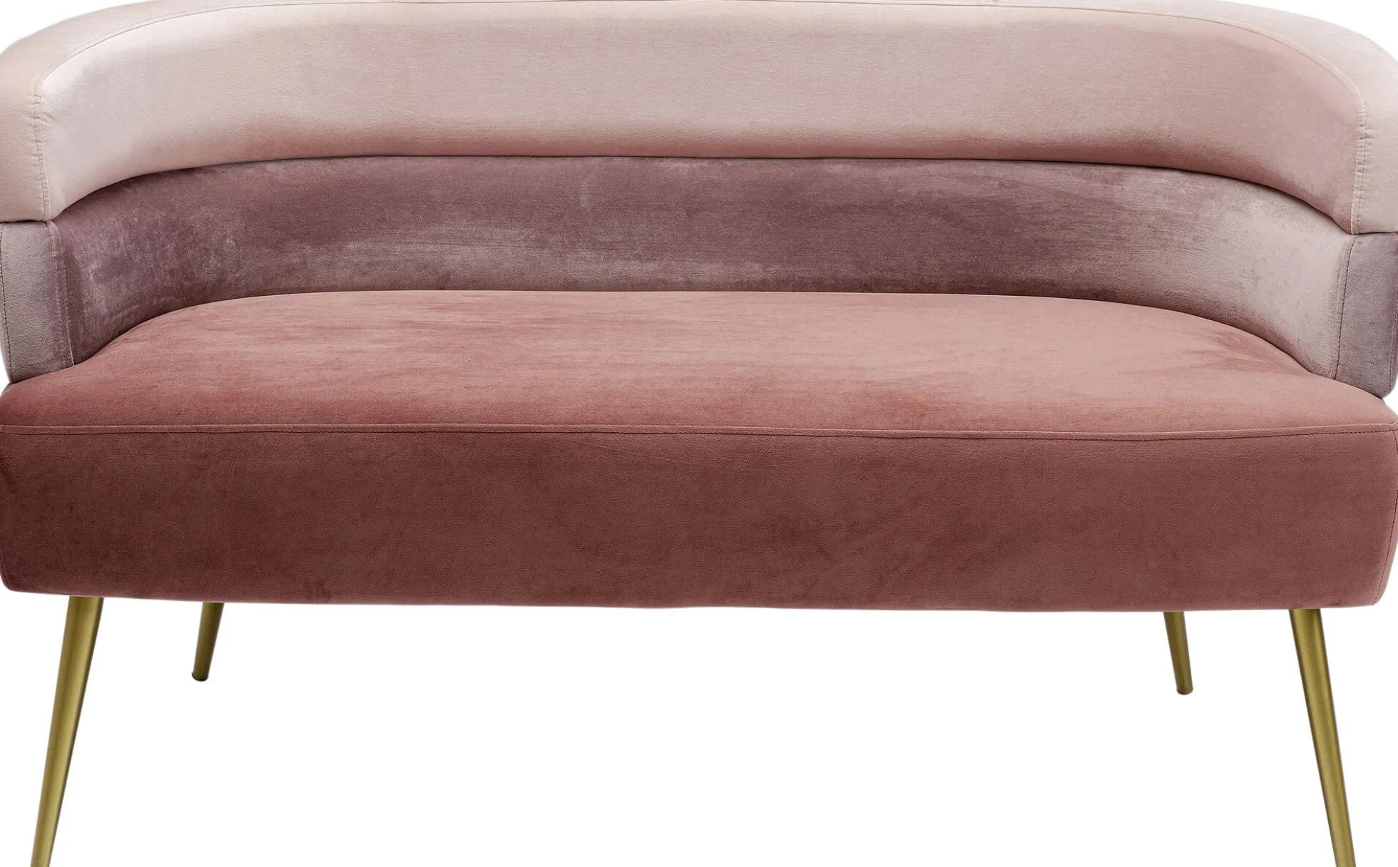 Sofa Sandwich 125 cm jasnoróżowa