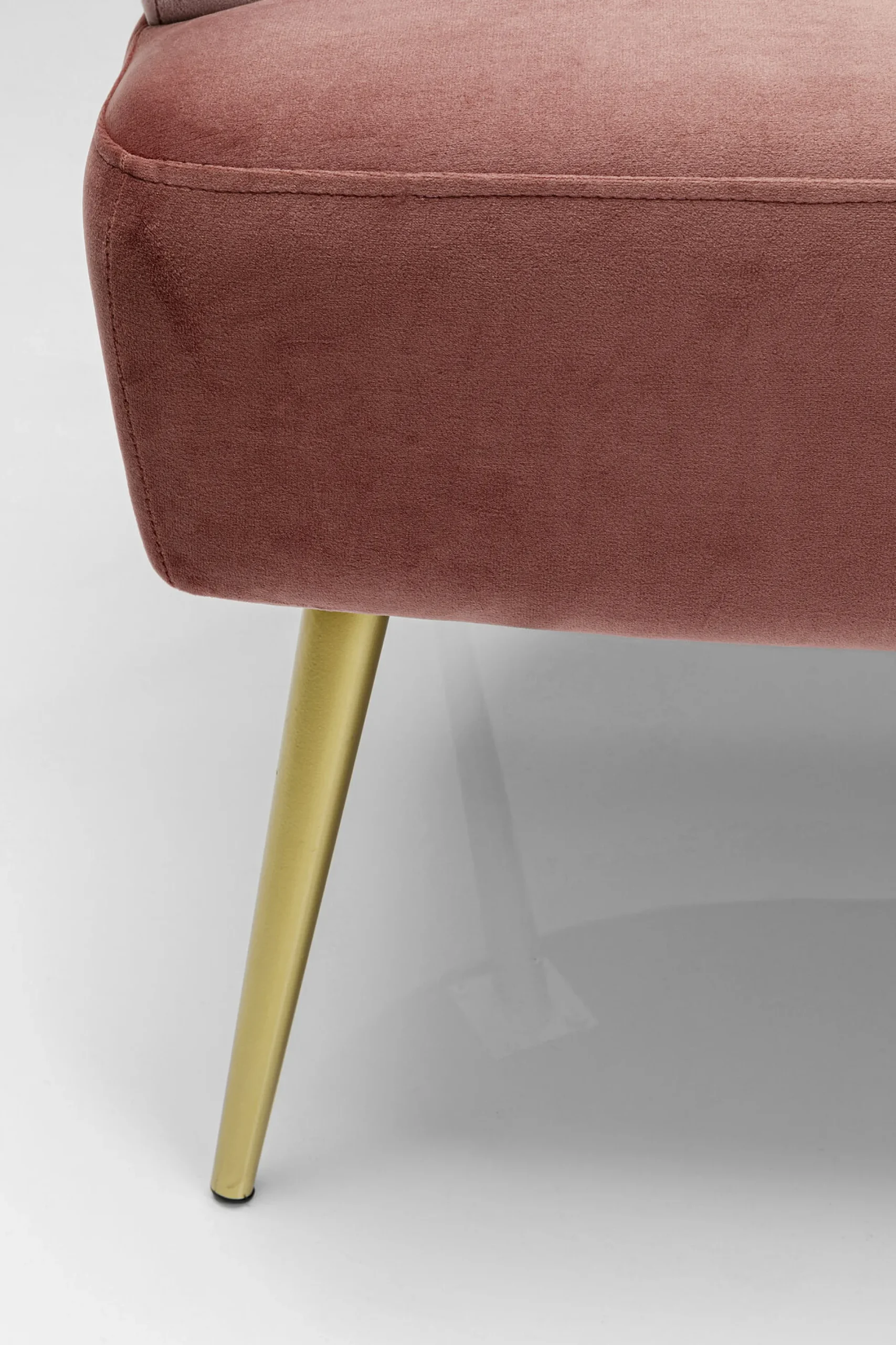 Sofa Sandwich 125 cm jasnoróżowa