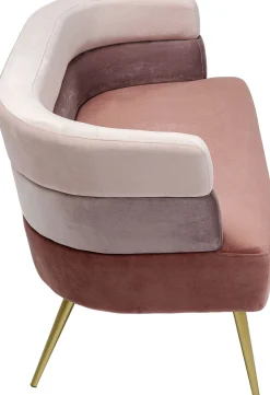Sofa Sandwich 125 cm jasnoróżowa