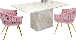 Stół Artistico Marble 160x90 cm biały