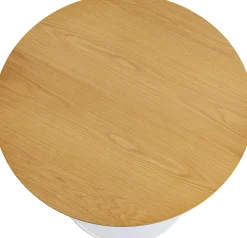 Stół Invitation Set Ø90 cm naturalny noga biała