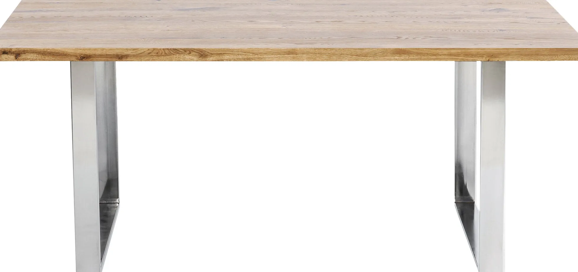 Stół Jackie 160x80 cm dąb - nogi chromowe