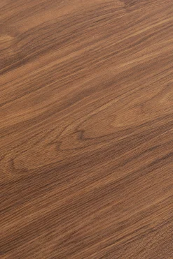 Stół loft w okleinie orzech włoski noga czarna Ø110 cm