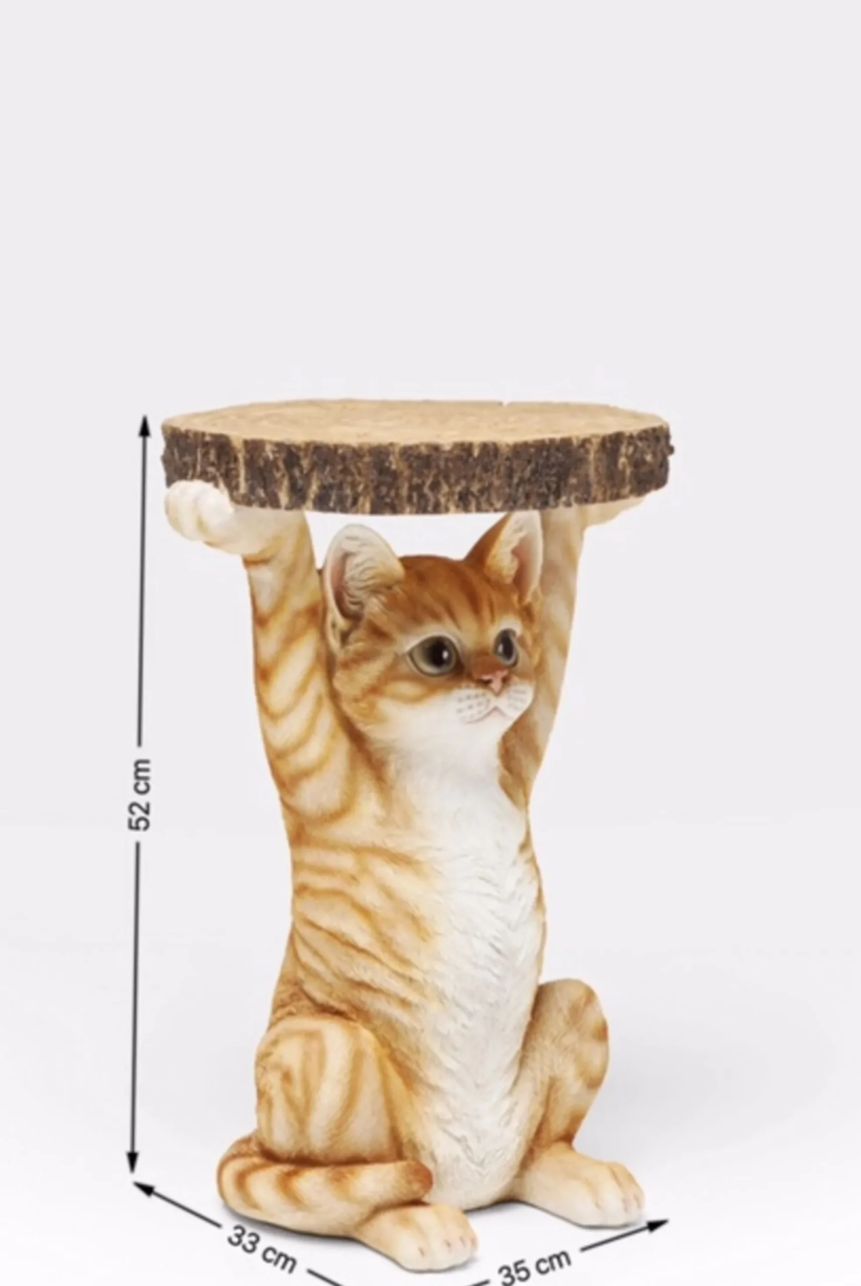 Stolik Animal Ms Cat 33x35 cm kolorowy