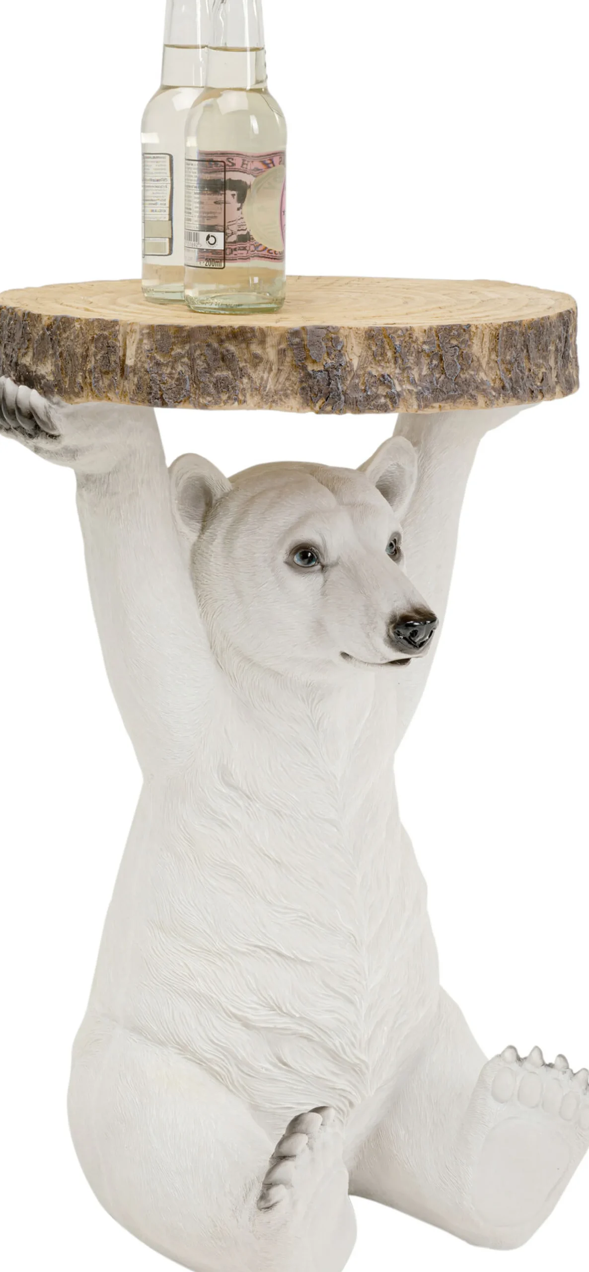 Stolik Bear ∅37 cm biały