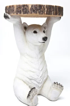 Stolik Bear ∅37 cm biały