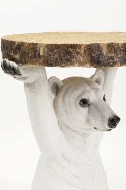 Stolik Bear ∅37 cm biały