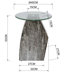 Stolik boczny Rocky Ø45cm