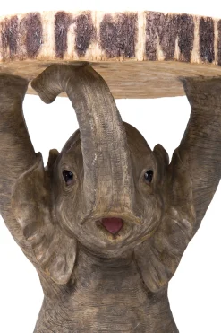 Stolik Elephant ∅36 cm brązowy