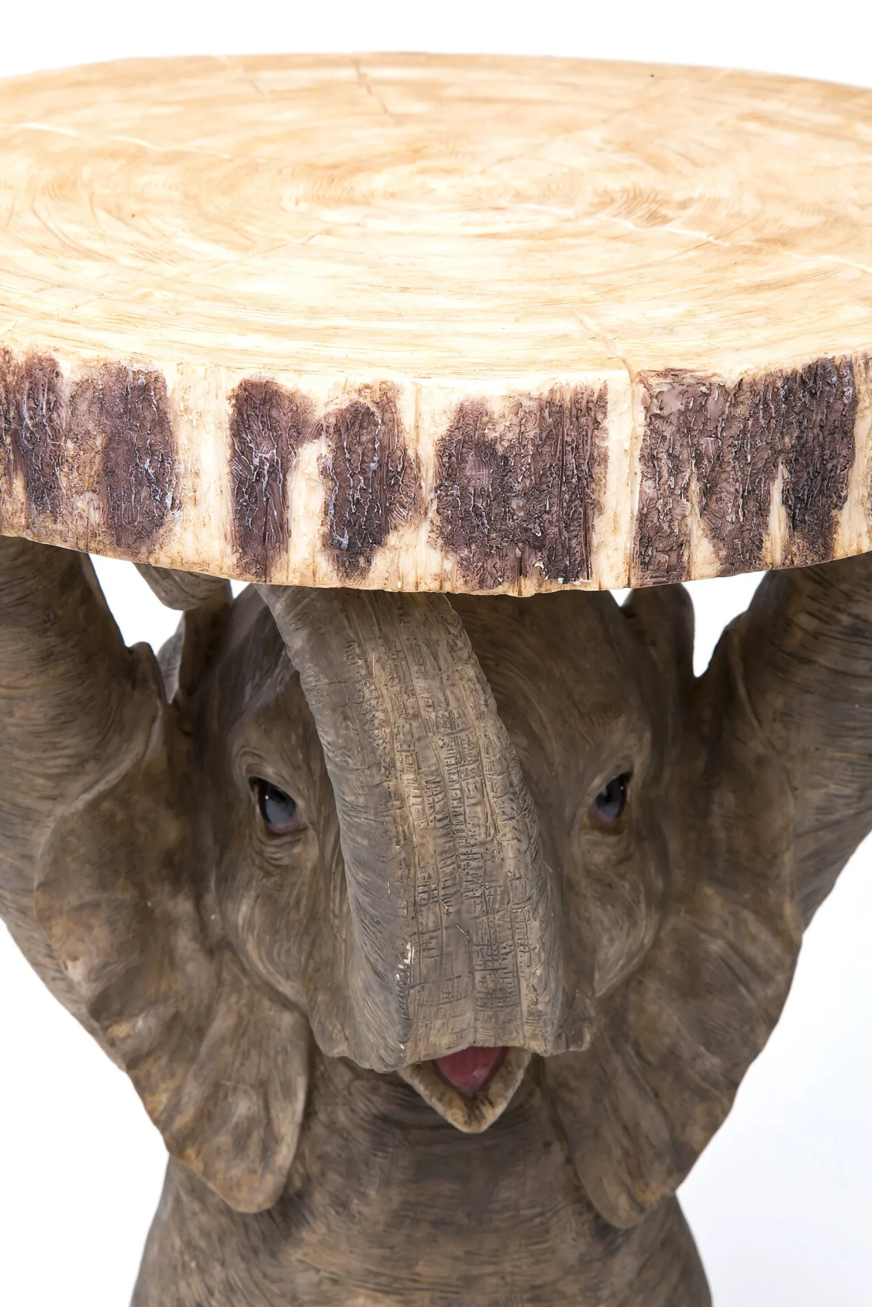 Stolik Elephant ∅36 cm brązowy