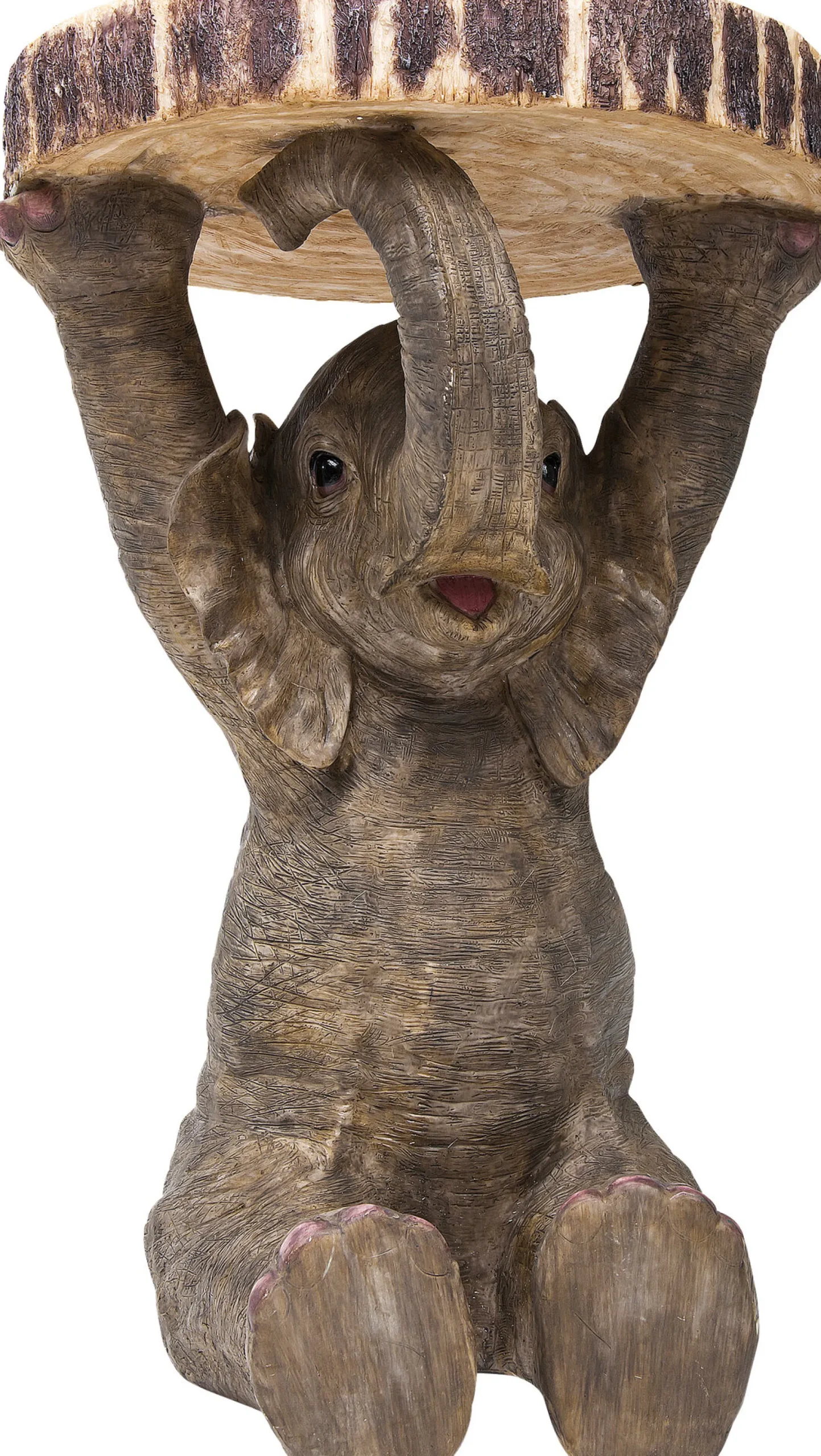 Stolik Elephant ∅36 cm brązowy