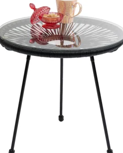 Stolik kawowy Acapulco ∅50 cm czarny