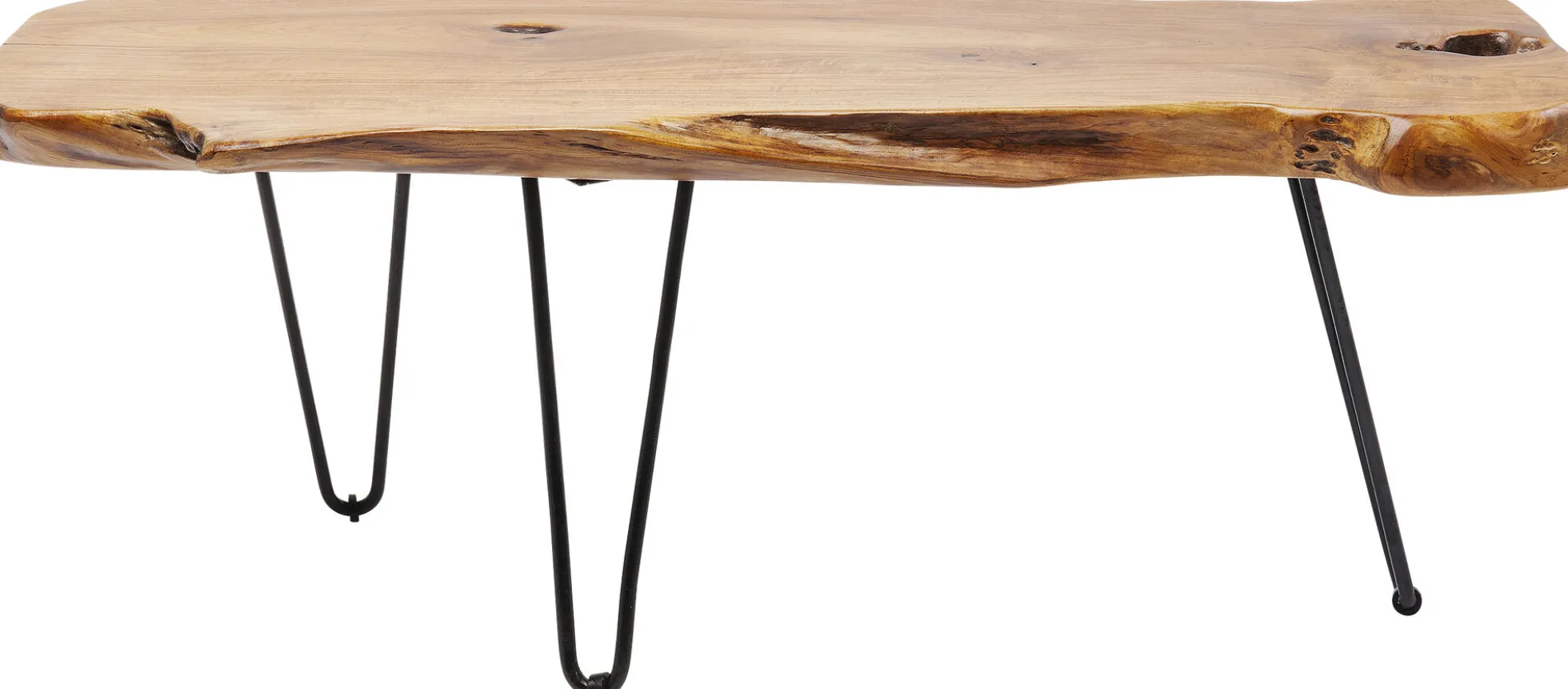 Stolik kawowy Aspen 106x40 cm drewniany
