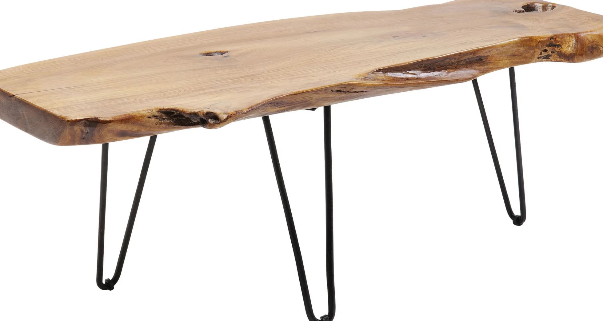Stolik kawowy Aspen 106x40 cm drewniany