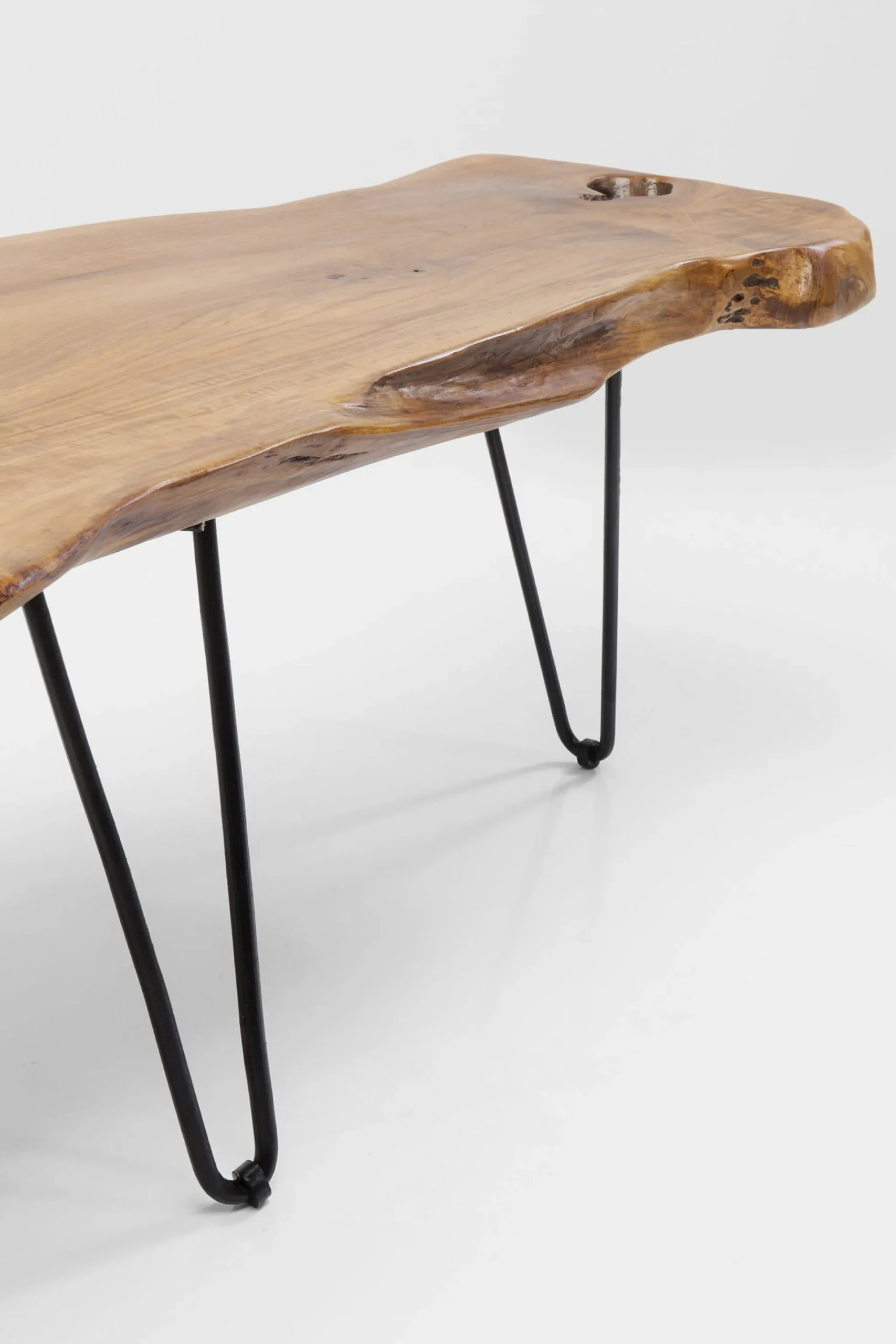 Stolik kawowy Aspen 106x40 cm drewniany