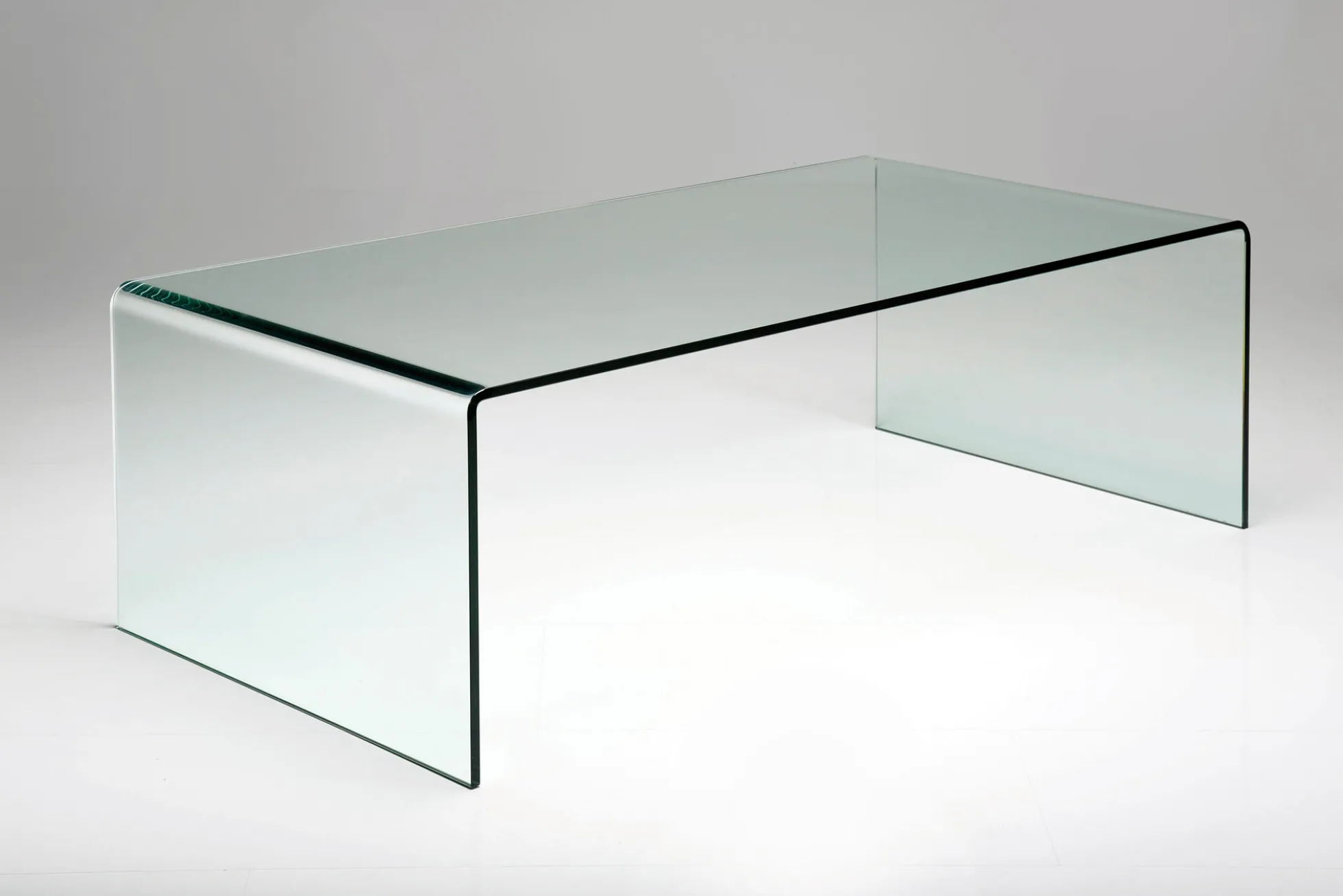 Stolik kawowy Clear Club 120x60 cm ciemnoszary transparentny