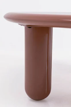 Stolik kawowy Eliano Ø90cm czerwony