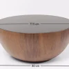 Stolik kawowy Tear Drops Ø80 cm orzechowy