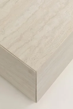 Stolik Kawowy Travertino Trunk 80x60cm