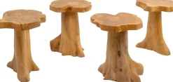 Stolik kawowy Tree 39xH49 cm drewniany