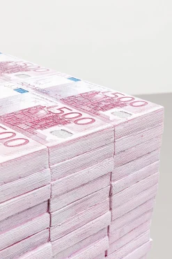 Stolik pomocniczy banknoty Euro 29x38 cm