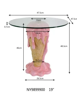 Stolik pomocniczy Ice Cream Ø45cm