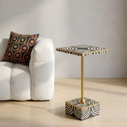 Stolik Pomocniczy Zebra 25x25cm