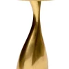 Stolik Spacey Ø36xH46 cm aluminium złoty