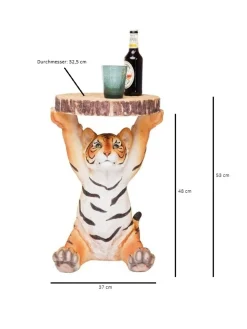 Stolik Tiger 37x35 cm kolorowy