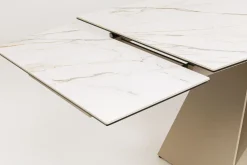 Stół rozkładany Nelly Greige 180(40+40)x90cm