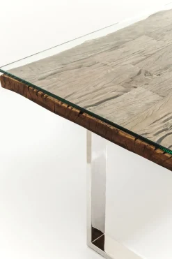 Stół Rustico 200x90 cm brązowy
