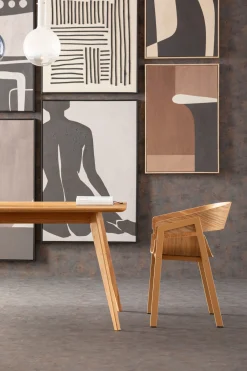 Stół z drewna dębowego blat prostokątny 200x90 cm