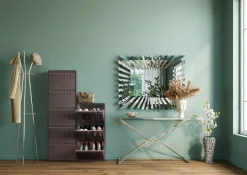 Szafka na buty Caruso MO 50x170 cm w kolorze srebrnym