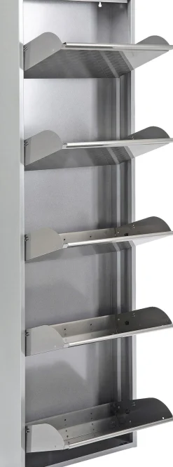 Szafka na buty Caruso MO 50x170 cm w kolorze srebrnym