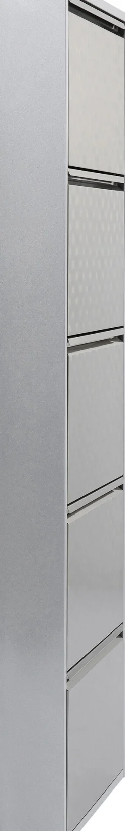Szafka na buty Caruso MO 50x170 cm w kolorze srebrnym