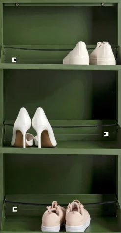 Szafka na buty Caruso 3 Olive (MO)