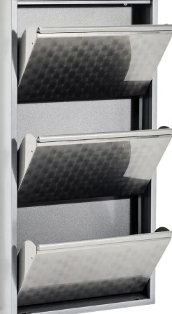 Szafka na buty Caruso 50x103 cm srebrna