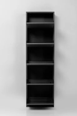 Szafka na buty stalowa czarna 5 przegródek 50x173 cm