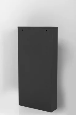 Szafka na buty stalowa czarna 3 przegródki 50x104 cm