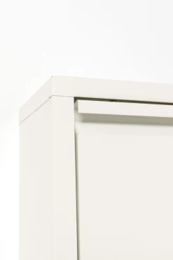 Szafka na buty stalowa kremowa 5 przegródek 50x173 cm