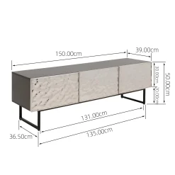 Szafka RTV Carino 150x50cm
