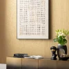 Szafka RTV 4-drzwiowa czarno-złota front stal nierdzewna 180x45 cm