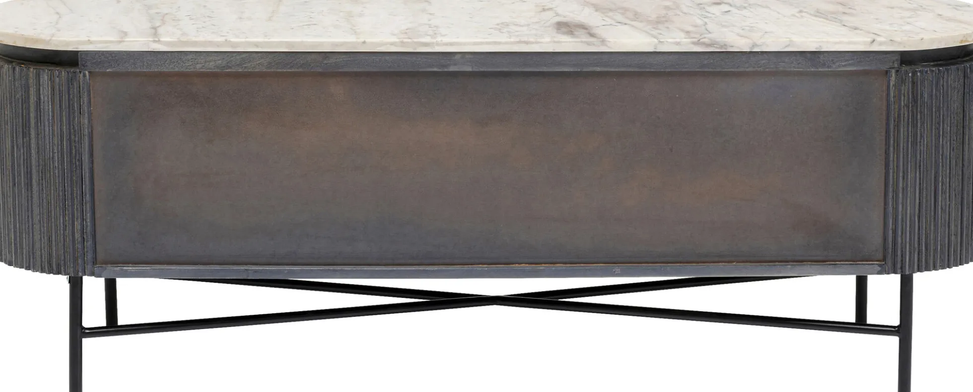 Szafka RTV Glenn 150x54 cm biało-szara