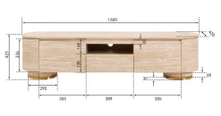 Szafka RTV Linnea 160x45cm