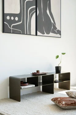 Szafka RTV Lounge M ciemny brąz 90x44cm
