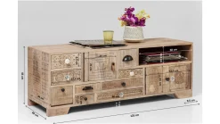 Szafka RTV Puro 125x45 cm naturalna
