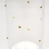 Szklanka Glam Dots Złota 14cm